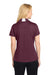 Sport-Tek LST655 Womens Sport-Wick Moisture Wicking Short Sleeve Polo Shirt Maroon/White Model Back