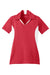 Sport-Tek LST655 Womens Sport-Wick Moisture Wicking Short Sleeve Polo Shirt True Red/White Flat Front