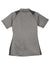 Sport-Tek LST665 Womens Heather Contender Moisture Wicking Short Sleeve Polo Shirt Heather Vintage Grey/Black Flat Back