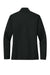 Sport-Tek LST672 Womens Micropique Sport-Wick 1/4 Zip Sweatshirt Black Flat Back