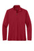 Sport-Tek LST672 Womens Micropique Sport-Wick 1/4 Zip Sweatshirt Deep Red Flat Front
