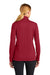 Sport-Tek LST672 Womens Micropique Sport-Wick 1/4 Zip Sweatshirt Deep Red Model Back