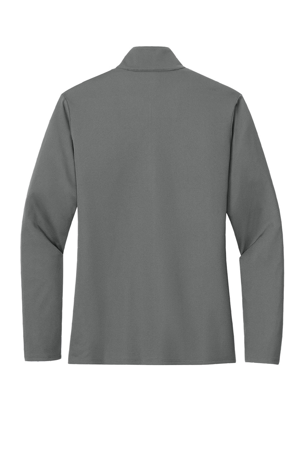 Sport-Tek LST672 Womens Micropique Sport-Wick 1/4 Zip Sweatshirt Concrete Grey Flat Back