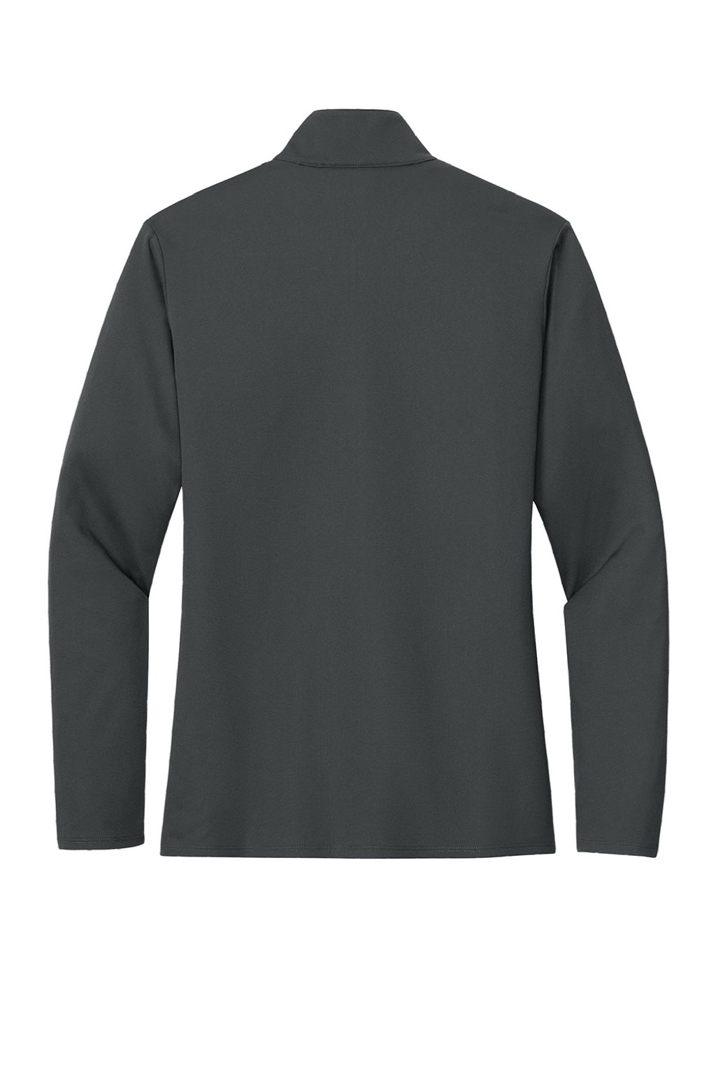 Sport-Tek LST672 Womens Micropique Sport-Wick 1/4 Zip Sweatshirt Iron Grey Flat Back