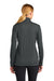 Sport-Tek LST672 Womens Micropique Sport-Wick 1/4 Zip Sweatshirt Iron Grey Model Back