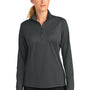 Sport-Tek Womens Micropique Sport-Wick 1/4 Zip Sweatshirt - Iron Grey - COMING SOON