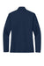 Sport-Tek LST672 Womens Micropique Sport-Wick 1/4 Zip Sweatshirt True Navy Blue Flat Back