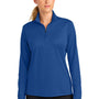 Sport-Tek Womens Micropique Sport-Wick 1/4 Zip Sweatshirt - True Royal Blue - COMING SOON
