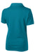 Sport-Tek LST680 Womens Micro-Mesh Moisture Wicking Short Sleeve Polo Shirt Blue Wake Flat Back