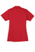 Sport-Tek LST680 Womens Micro-Mesh Moisture Wicking Short Sleeve Polo Shirt True Red Flat Back