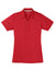 Sport-Tek LST680 Womens Micro-Mesh Moisture Wicking Short Sleeve Polo Shirt True Red Flat Front