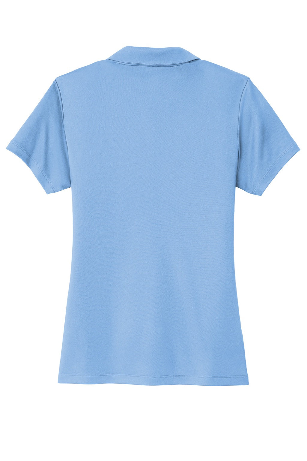 Sport-Tek LST725 Womens Moisture Wicking Re-Compete Short Sleeve Polo Shirt Carolina Blue Flat Back