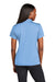 Sport-Tek LST725 Womens Moisture Wicking Re-Compete Short Sleeve Polo Shirt Carolina Blue Model Back