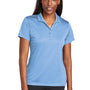 Sport-Tek Womens Moisture Wicking Re-Compete Short Sleeve Polo Shirt - Carolina Blue