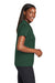 Sport-Tek LST725 Womens Moisture Wicking Re-Compete Short Sleeve Polo Shirt Forest Green Model Side