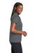 Sport-Tek LST725 Womens Moisture Wicking Re-Compete Short Sleeve Polo Shirt Iron Grey Model Side