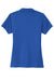 Sport-Tek LST725 Womens Moisture Wicking Re-Compete Short Sleeve Polo Shirt True Royal Blue Flat Back