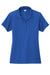 Sport-Tek LST725 Womens Moisture Wicking Re-Compete Short Sleeve Polo Shirt True Royal Blue Flat Front