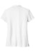 Sport-Tek LST740 Womens Moisture Wicking Micropique Short Sleeve Polo Shirt White Flat Back