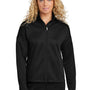 Sport-Tek Womens Moisture Wicking Travel Full Zip Jacket - Black