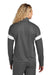 Sport-Tek LST800 Womens Moisture Wicking Travel Full Zip Jacket Iron Grey/White Model Back