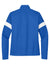 Sport-Tek LST800 Womens Moisture Wicking Travel Full Zip Jacket True Royal Blue/White Flat Back