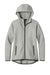 Sport-Tek LST840 Womens Phenom Full Zip Hooded Sweatshirt Hoodie w/ Pockets Heather Grey Flat Front