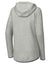 Sport-Tek LST840 Womens Phenom Full Zip Hooded Sweatshirt Hoodie w/ Pockets Heather Grey Forn Back