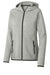 Sport-Tek LST840 Womens Phenom Full Zip Hooded Sweatshirt Hoodie w/ Pockets Heather Grey Form Front