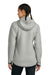 Sport-Tek LST840 Womens Phenom Full Zip Hooded Sweatshirt Hoodie w/ Pockets Heather Grey Model Back