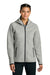 Sport-Tek LST840 Womens Phenom Full Zip Hooded Sweatshirt Hoodie w/ Pockets Heather Grey Model Front