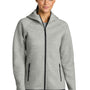 Sport-Tek Womens Phenom Full Zip Hooded Sweatshirt Hoodie w/ Pockets - Heather Grey - NEW