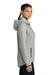 Sport-Tek LST840 Womens Phenom Full Zip Hooded Sweatshirt Hoodie w/ Pockets Heather Grey Model Side