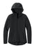Sport-Tek LST840 Womens Phenom Full Zip Hooded Sweatshirt Hoodie w/ Pockets Black Flat Front