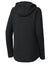 Sport-Tek LST840 Womens Phenom Full Zip Hooded Sweatshirt Hoodie w/ Pockets Black Forn Back
