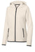 Sport-Tek LST840 Womens Phenom Full Zip Hooded Sweatshirt Hoodie w/ Pockets Ecru Form Front