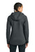 Sport-Tek LST840 Womens Phenom Full Zip Hooded Sweatshirt Hoodie w/ Pockets Iron Grey Model Back