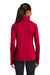 Sport-Tek LST850 Womens Sport-Wick Moisture Wicking 1/4 Zip Sweatshirt w/ Pouch Pocket Deep Red Model Back