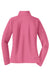 Sport-Tek LST850 Womens Sport-Wick Moisture Wicking 1/4 Zip Sweatshirt w/ Pouch Pocket Dusty Rose Pink Flat Back