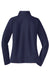 Sport-Tek LST850 Womens Sport-Wick Moisture Wicking 1/4 Zip Sweatshirt w/ Pouch Pocket True Navy Blue Flat Back