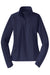 Sport-Tek LST850 Womens Sport-Wick Moisture Wicking 1/4 Zip Sweatshirt w/ Pouch Pocket True Navy Blue Flat Front