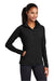 Sport-Tek LST850 Womens Sport-Wick Moisture Wicking 1/4 Zip Sweatshirt w/ Pouch Pocket Black Model 3q
