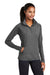 Sport-Tek LST850 Womens Sport-Wick Moisture Wicking 1/4 Zip Sweatshirt w/ Pouch Pocket Heather Charcoal Grey Model 3q