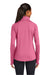 Sport-Tek LST850 Womens Sport-Wick Moisture Wicking 1/4 Zip Sweatshirt w/ Pouch Pocket Dusty Rose Pink Model Back