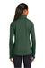 Sport-Tek LST850 Womens Sport-Wick Moisture Wicking 1/4 Zip Sweatshirt w/ Pouch Pocket Forest Green Model Back