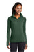 Sport-Tek LST850 Womens Sport-Wick Moisture Wicking 1/4 Zip Sweatshirt w/ Pouch Pocket Forest Green Model Front