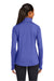 Sport-Tek LST850 Womens Sport-Wick Moisture Wicking 1/4 Zip Sweatshirt w/ Pouch Pocket Iris Purple Model Back
