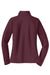 Sport-Tek LST850 Womens Sport-Wick Moisture Wicking 1/4 Zip Sweatshirt w/ Pouch Pocket Maroon Flat Back