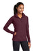 Sport-Tek LST850 Womens Sport-Wick Moisture Wicking 1/4 Zip Sweatshirt w/ Pouch Pocket Maroon Model 3q