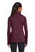 Sport-Tek LST850 Womens Sport-Wick Moisture Wicking 1/4 Zip Sweatshirt w/ Pouch Pocket Maroon Model Back